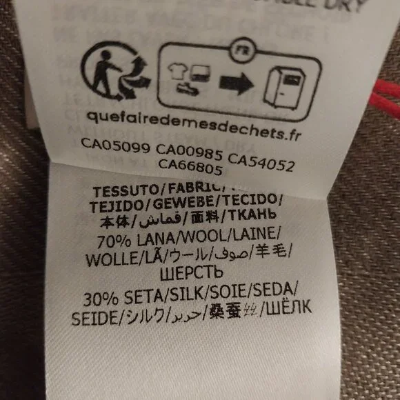 Alexander McQueen Graffiti Wool Silk Blend X-Large Scarf Tan - Picture 5 of 9